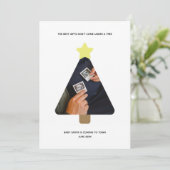 Faire-part de grossesse surprise dans l'arbre de N (Debout devant)