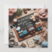 Faire-part de grossesse thème, médias sociaux (Devant)