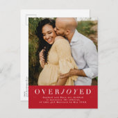 Faire-part de grossesse verticale (Devant / Derrière)