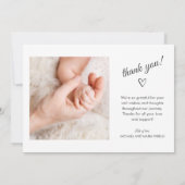 Faire-part de la carte faire-part de naissance (Dos)