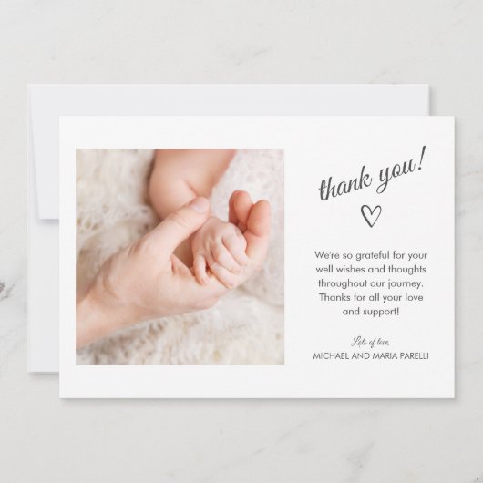 Faire-part de la carte faire-part de naissance (Dos)