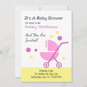 Faire-part de la conception de la poussette pour l (Devant)