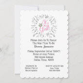 Faire-part de la fête de la couronne de la petite (Devant)