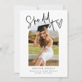 Faire-part de la fête de la photo moderne (Devant)