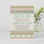 Faire-part de la fête de la tribu autochtone Aztec (Debout devant)