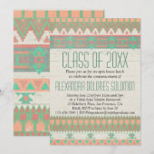 Faire-part de la fête de la tribu autochtone Aztec (Devant / Derrière)