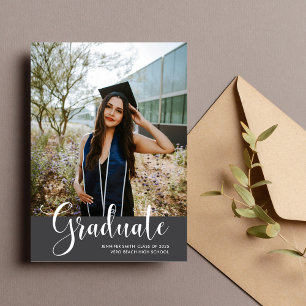 Faire-part de la Fille de la Fête de la Graduation