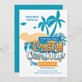 Faire-part de la journée de nettoyage côtier (Devant / Derrière)