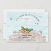 Faire-part de la mer tropicale (Devant)