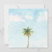 Faire-part de la mer tropicale (Dos)