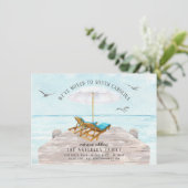 Faire-part de la mer tropicale (Debout devant)