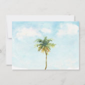 Faire-part de la mer tropicale (Dos)