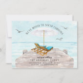 Faire-part de la mer tropicale (Devant)