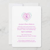 Faire-part de l'anniversaire de Tourmaline 8 ans a (Dos)