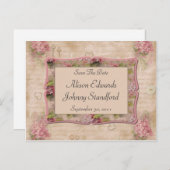 Faire-part de lilas rose (Devant / Derrière)