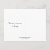 Faire-part de lilas rose (Dos)