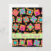 Faire-part de magasin de surfaces composées couleu (Devant / Derrière)