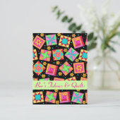 Faire-part de magasin de surfaces composées couleu (Debout devant)