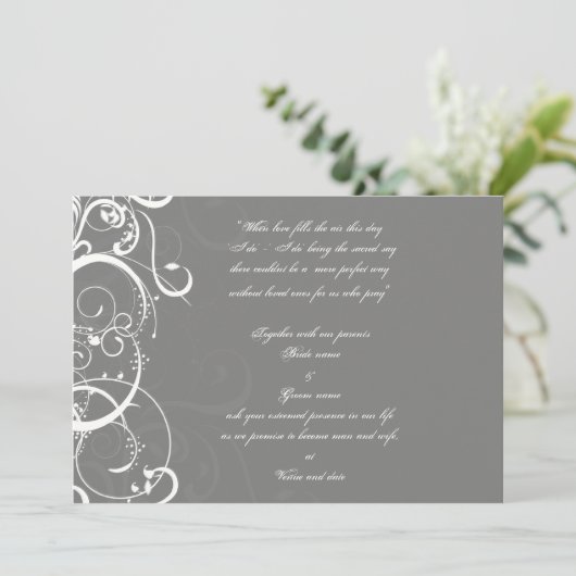 Faire-part de mariage (Debout devant)