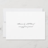 Faire-part de mariage (Dos)