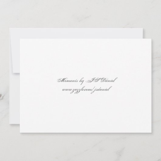 Faire-part de mariage (Dos)