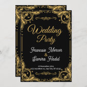 faire-part de mariage (Devant / Derrière)