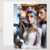 Faire-part de mariage (Devant / Derrière)