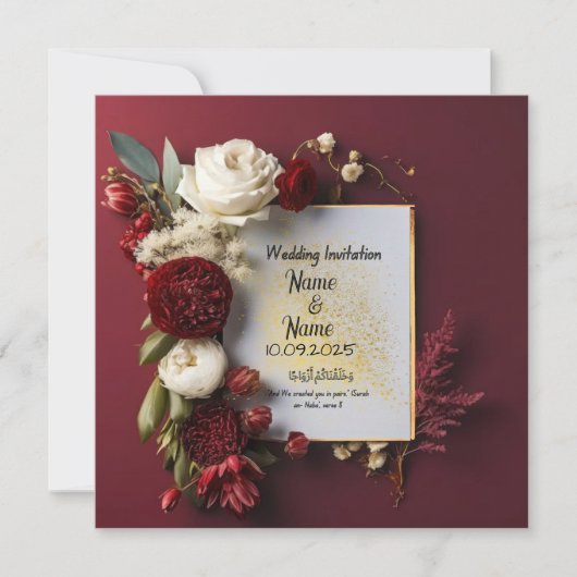 Faire-part de mariage (Devant)