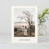 Faire-part de mariage (Debout devant)