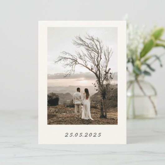 Faire-part de mariage (Debout devant)