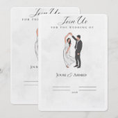 Faire-part de mariage_ (Devant / Derrière)