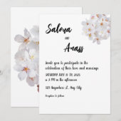 Faire-part de mariage (Devant / Derrière)