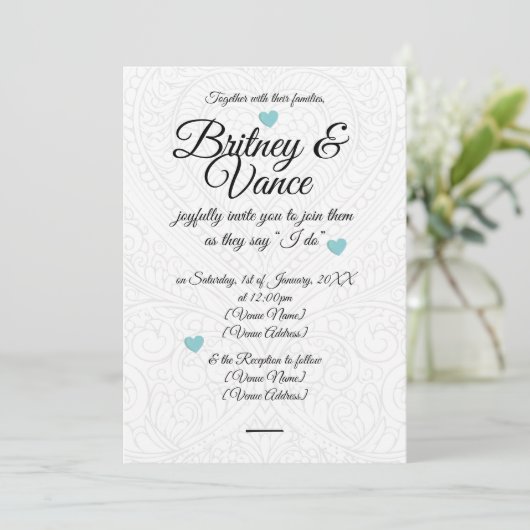 Faire-part de mariage (Debout devant)