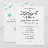Faire-part de mariage (Devant / Derrière)