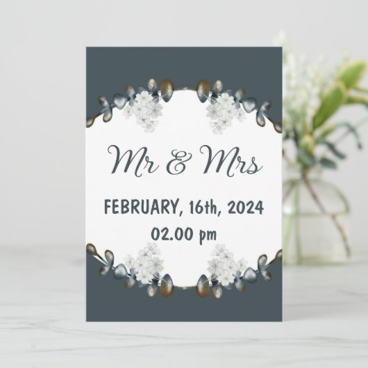 Faire-part de mariage (Debout devant)