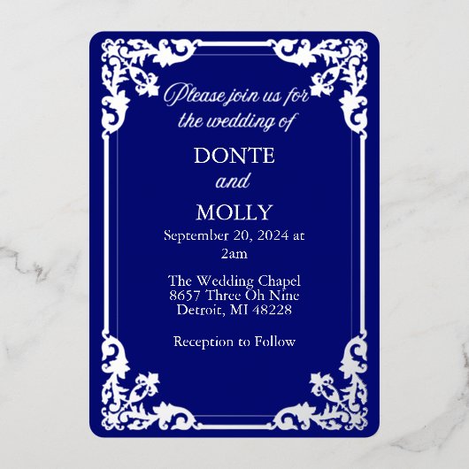 Faire-part de mariage (Recto)