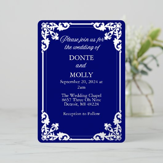 Faire-part de mariage (Debout devant)