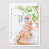 Faire-part de mariage (Devant / Derrière)