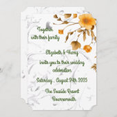 Faire-part de mariage (Devant / Derrière)