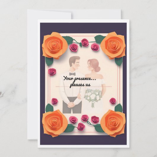 faire-part de mariage (Dos)