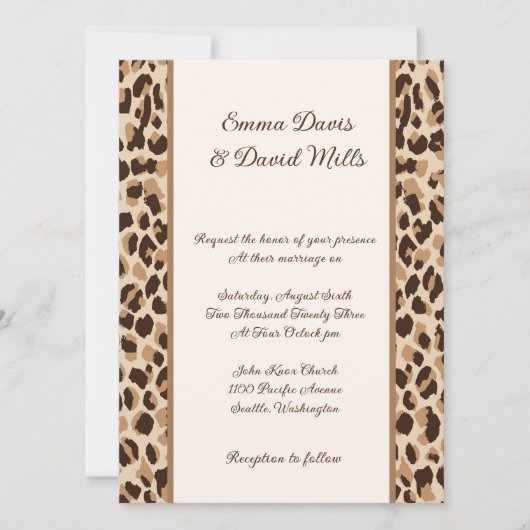 Faire-part de mariage (Devant)