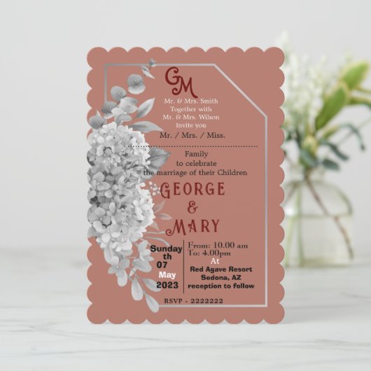 Faire-part de mariage (Debout devant)