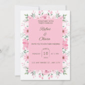 Faire-part de mariage. (Devant)