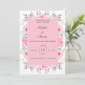 Faire-part de mariage. (Debout devant)