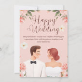 faire-part de mariage (Dos)