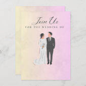 faire-part de mariage (Devant / Derrière)