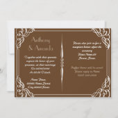 Faire-part de mariage (Dos)