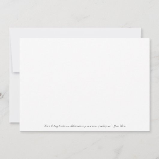 Faire-part de mariage (Dos)