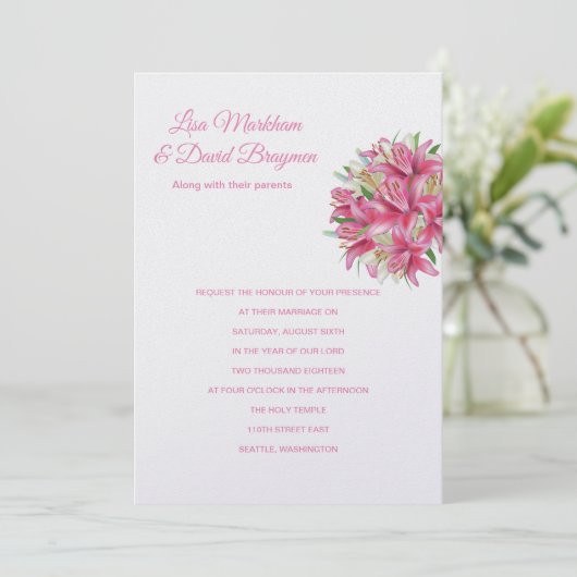 Faire-part de mariage (Debout devant)