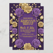 faire-part de mariage (Devant / Derrière)